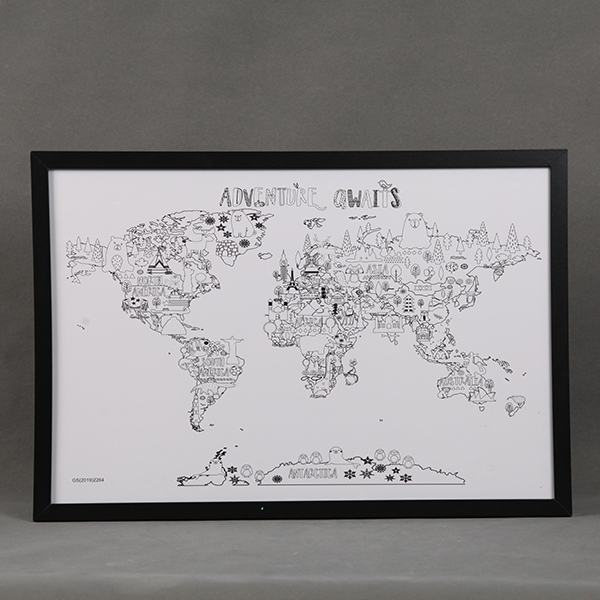 Painting World Map For Kids