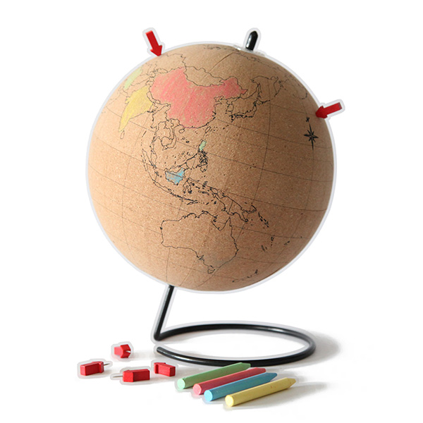 Small Cork Globe