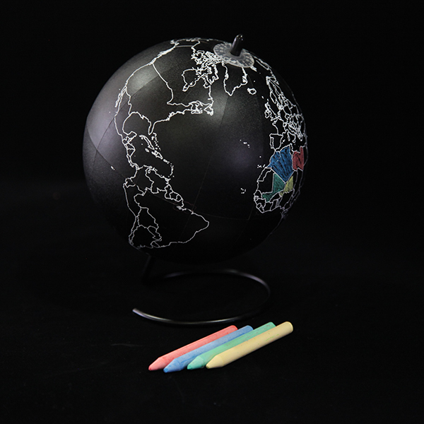 Chalkboard Coloring Globe