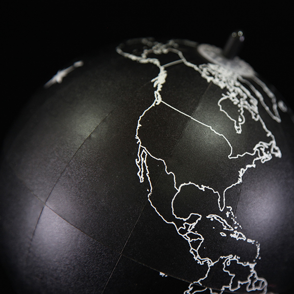 Chalkboard Coloring Globe