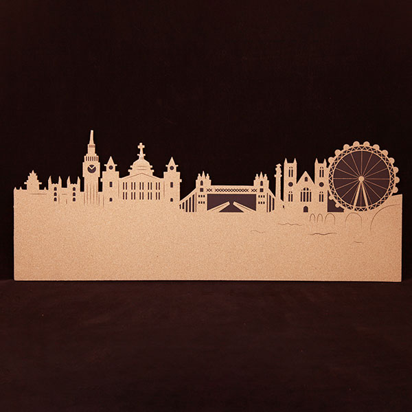 London City Skyline Cork Board Manufacturer, London City Skyline Cork ...