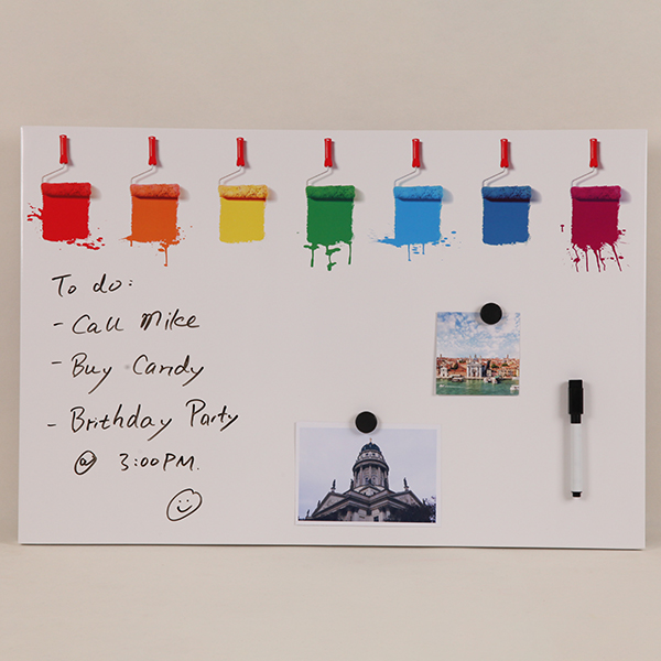 Industrial Style Magnetic Dry Erase Board