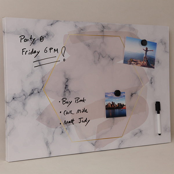 Marble Design Magnetic Whiteboard 