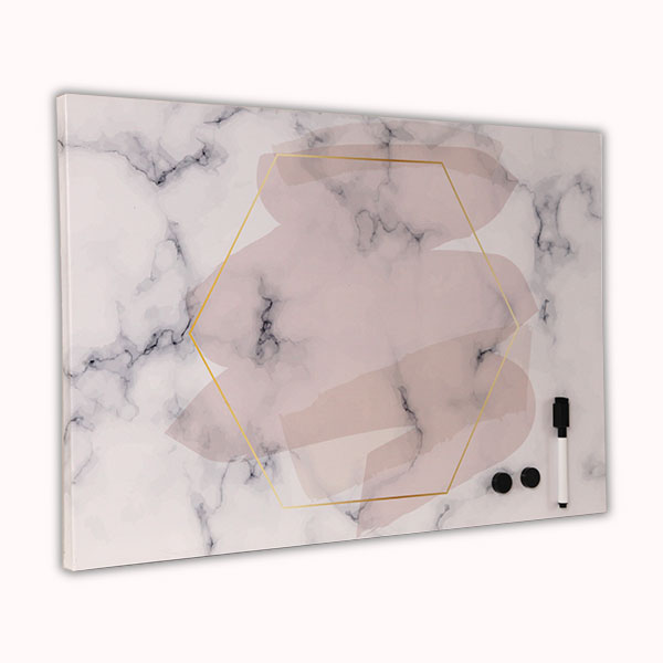 Marble Design Magnetic Whiteboard 