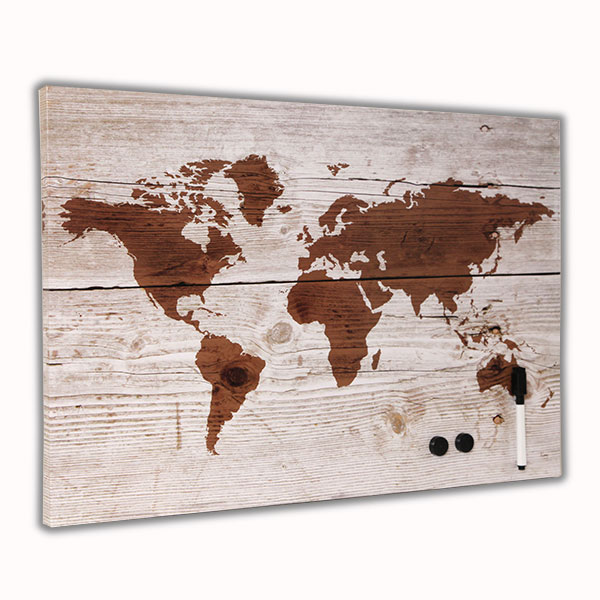 Magnetic World Map Interactive Whiteboard