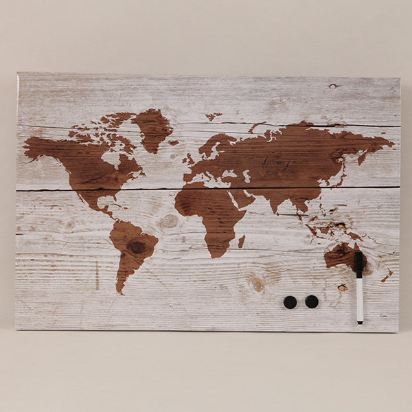 Magnetic World Map Interactive Whiteboard