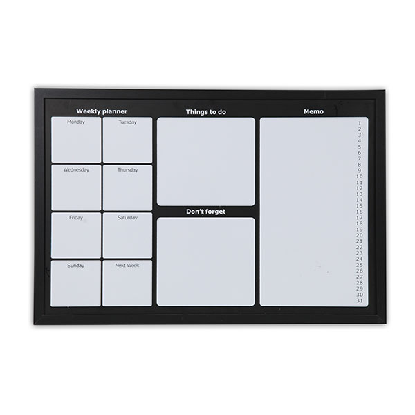 Weekly Monthly Planner Magnetic Whiteboard