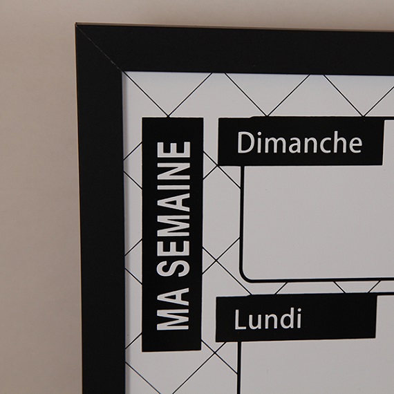 Magnetic Weekly Planner Dry Erase Board