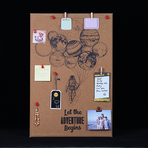 Adventure Design Unframed Cork Board