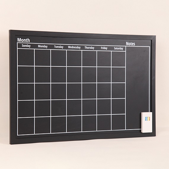 Monthly Planner Chalkboard 