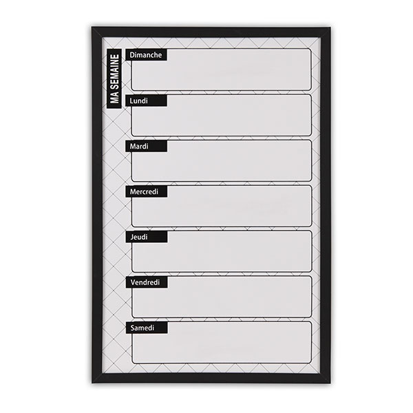 Magnetic Weekly Planner Dry Erase Board