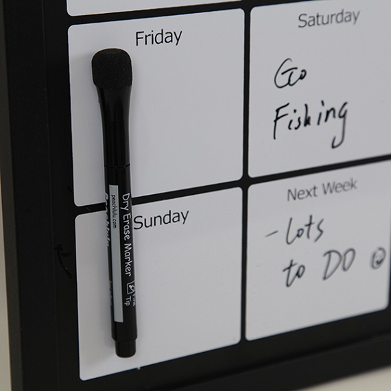 Weekly Monthly Planner Magnetic Whiteboard