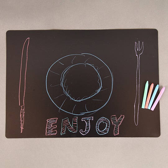 Chalkboard Coloring Placemat