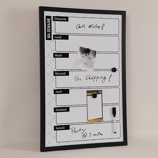 Magnetic Weekly Planner Dry Erase Board