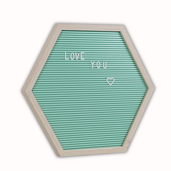 Hexagon Shaped Letter Board