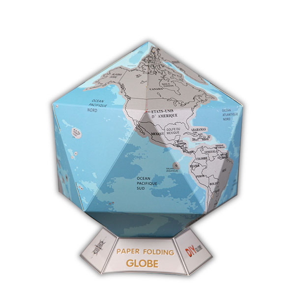 Paper Scratch Globe