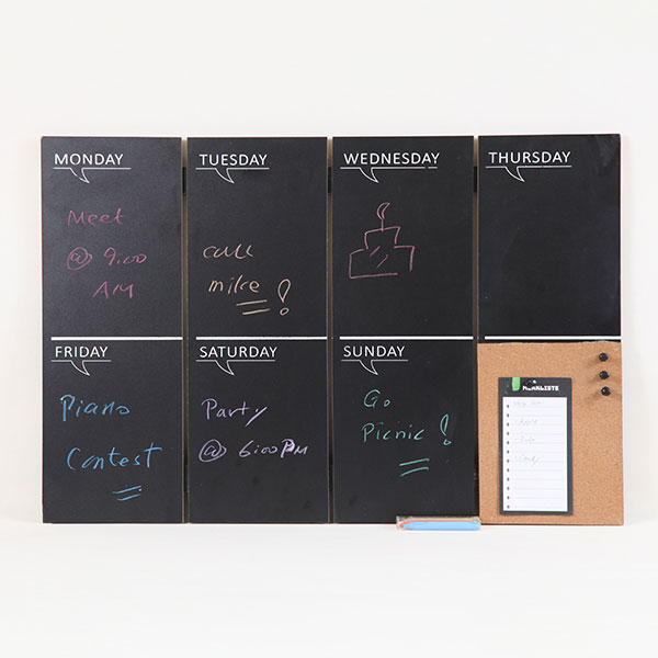 Vintage Weekly Planner Chalkboard 