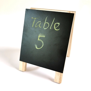 Wooden Frame Small Chalkboard Easel