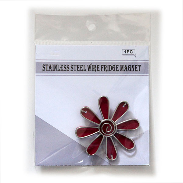 Flower Wire Fridge Magnets.