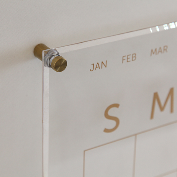 Wall Calendar Acrylic Dry Erase Board