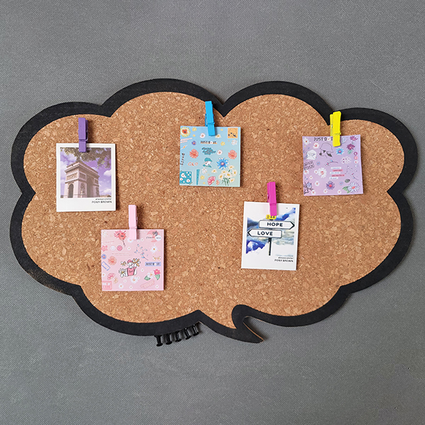 Talking Bubble Shaped Cork Board