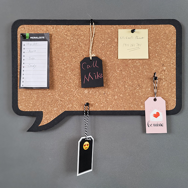 Talking Bubble Shaped Cork Board