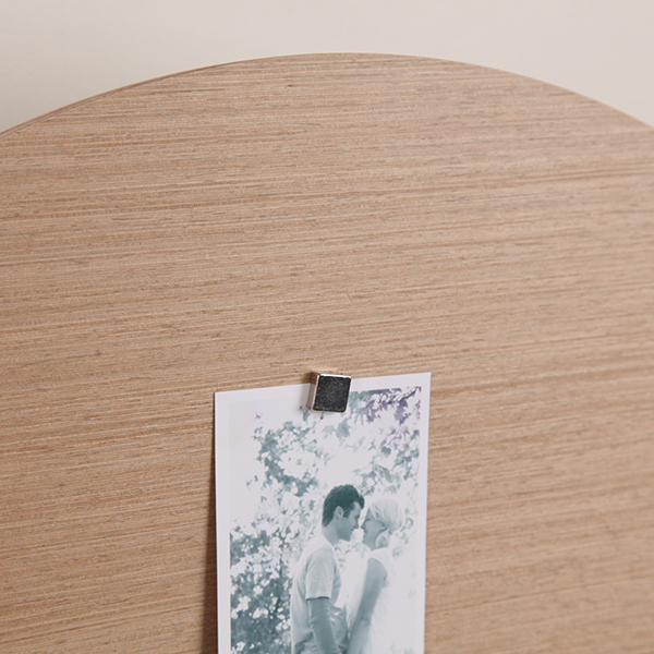 Round Magnetic Wooden Veneer Board