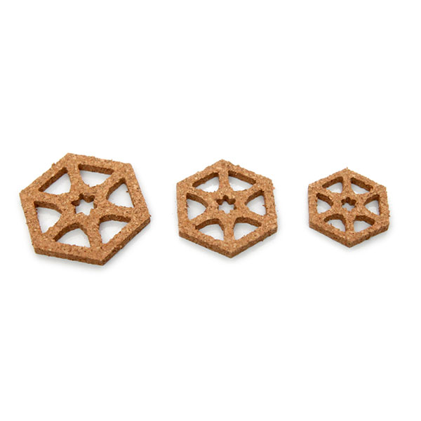 Mini Cork Decorations Mixed Sizes, Pac