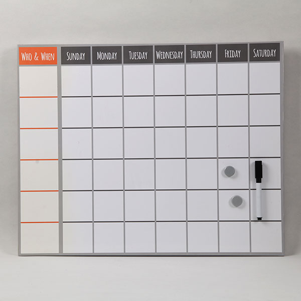 Magnetic Monthly Planner Whiteboard