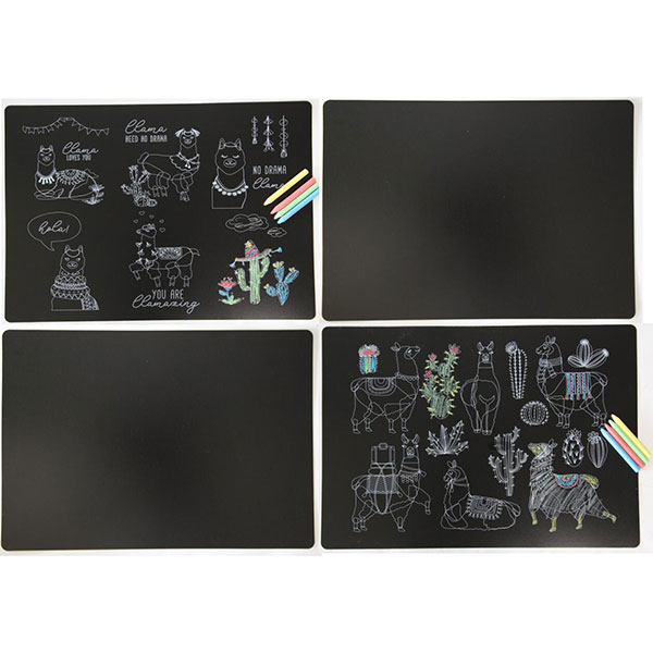 Chalkboard Placemats 