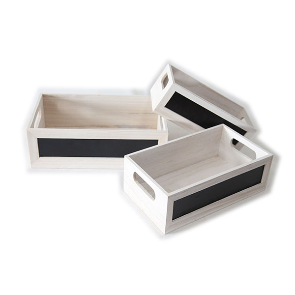 Chalkboard Storage Boxes Set of 3