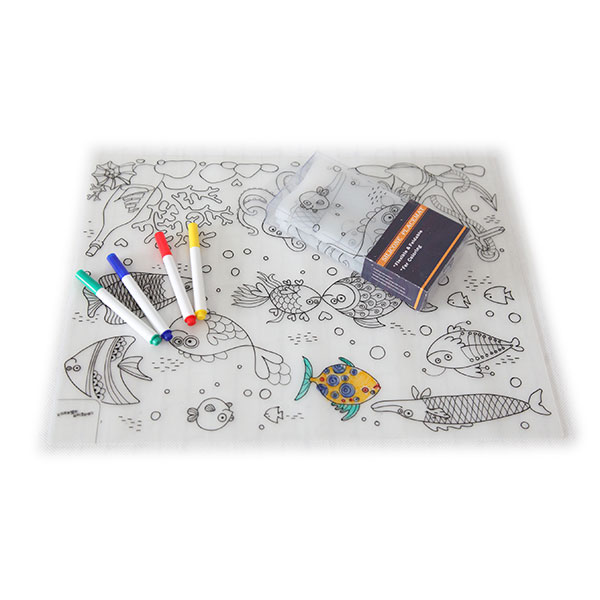 Silicon Table Mat for Coloring