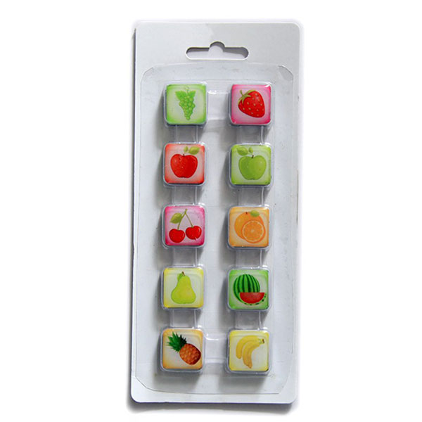 Pack 10 Super Strong Fruits Refrigerator Magnets