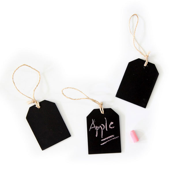 Wooden Chalkboard Tag, Pack 3