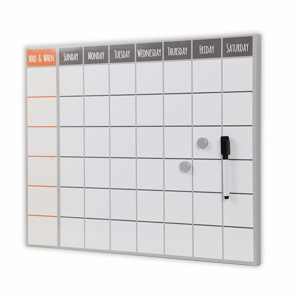 Magnetic Monthly Planner Whiteboard