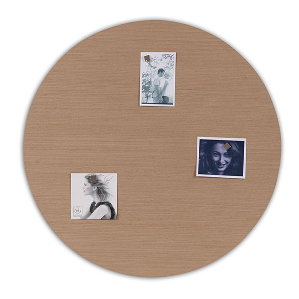 Round Magnetic Wooden Veneer Board