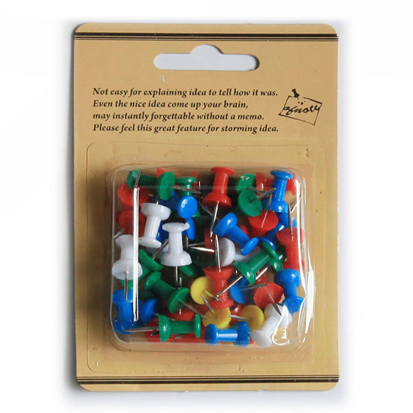 Multi-Color Drawing Push Pins (Pk30)