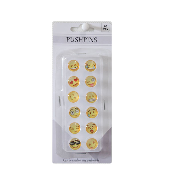 Cute Emoji Push Pins