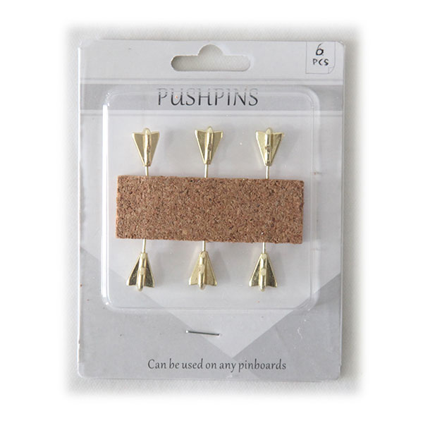 Golden Metal Push Pins
