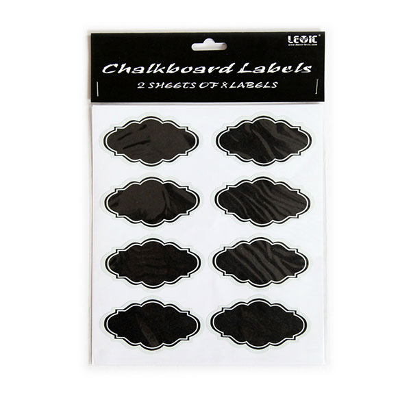 Chalkboard Stickers, Pack 16