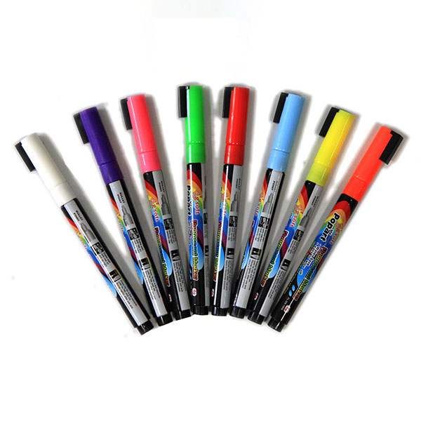 Led Electronic Fluorescent Pen/water Based/removable Liquid Chalk