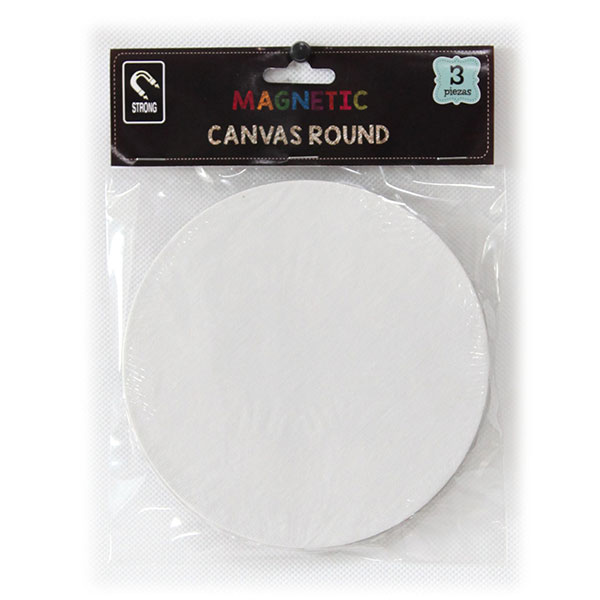 Magnetic Blank Small Art Canvas for Paint, Pack 4