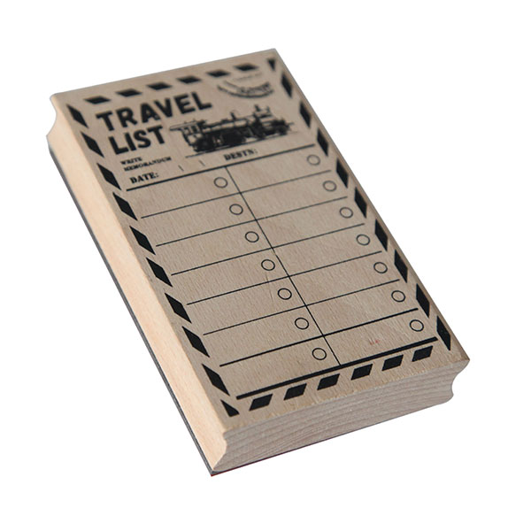 Weekly Planner Wooden Rubber Stamps