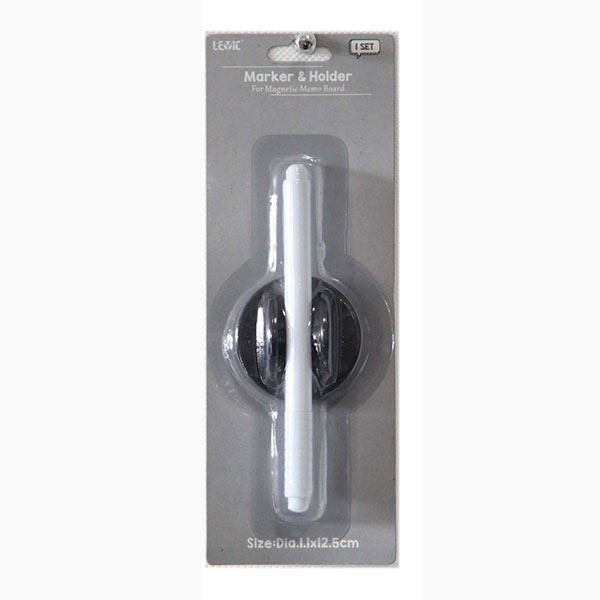 Dry Erase Marker with Magnetic Pen Holder