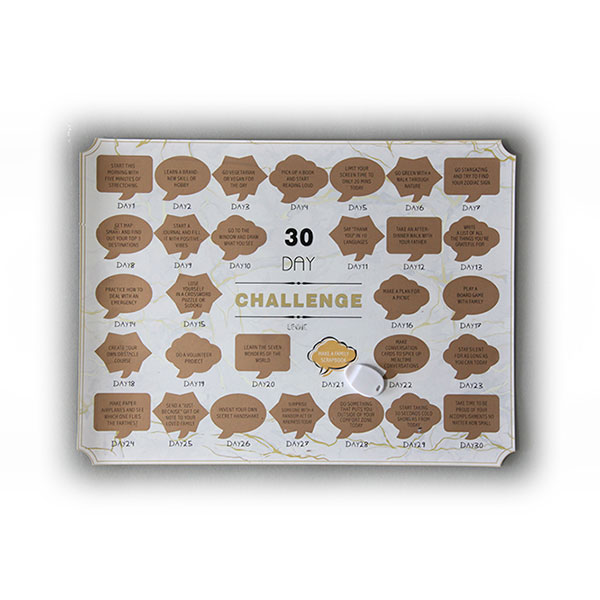 Scratch 30 Day Challenge Rubber Manget