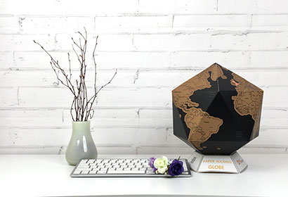 Scratch Paper Globe