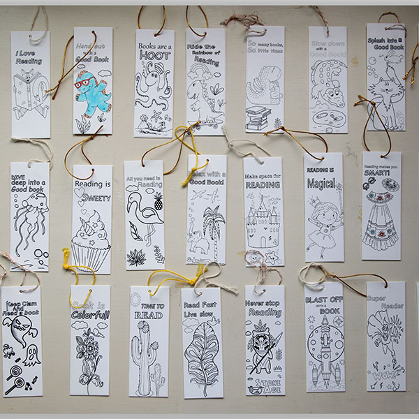 Marine Coloring Bookmarks
