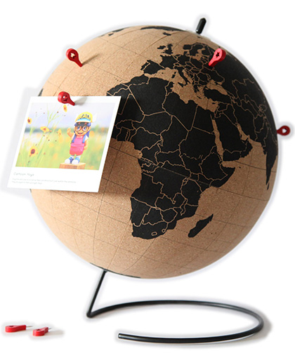 Cork globe