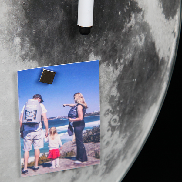 The Moon Magnetic Glass Board