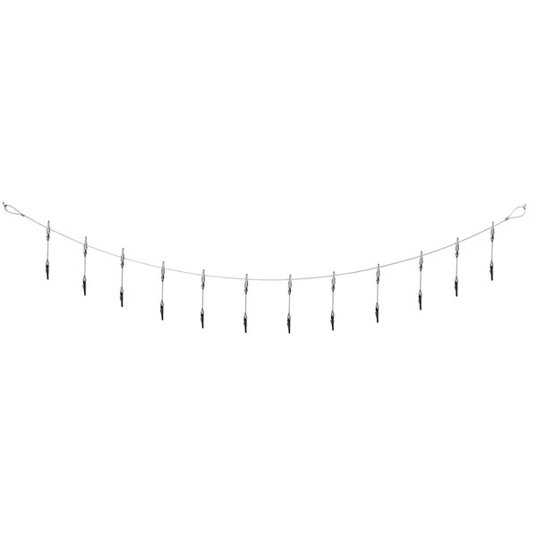 Steel Wall Hanging Photo Display with Clips